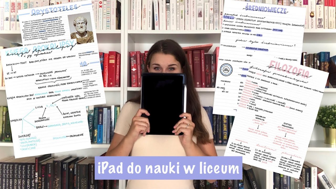 IPAD ZAMIAST ZESZYTU DO NAUKI W LICEUM (informacje/notatki/pytania)||ŁapChwile|| back to school