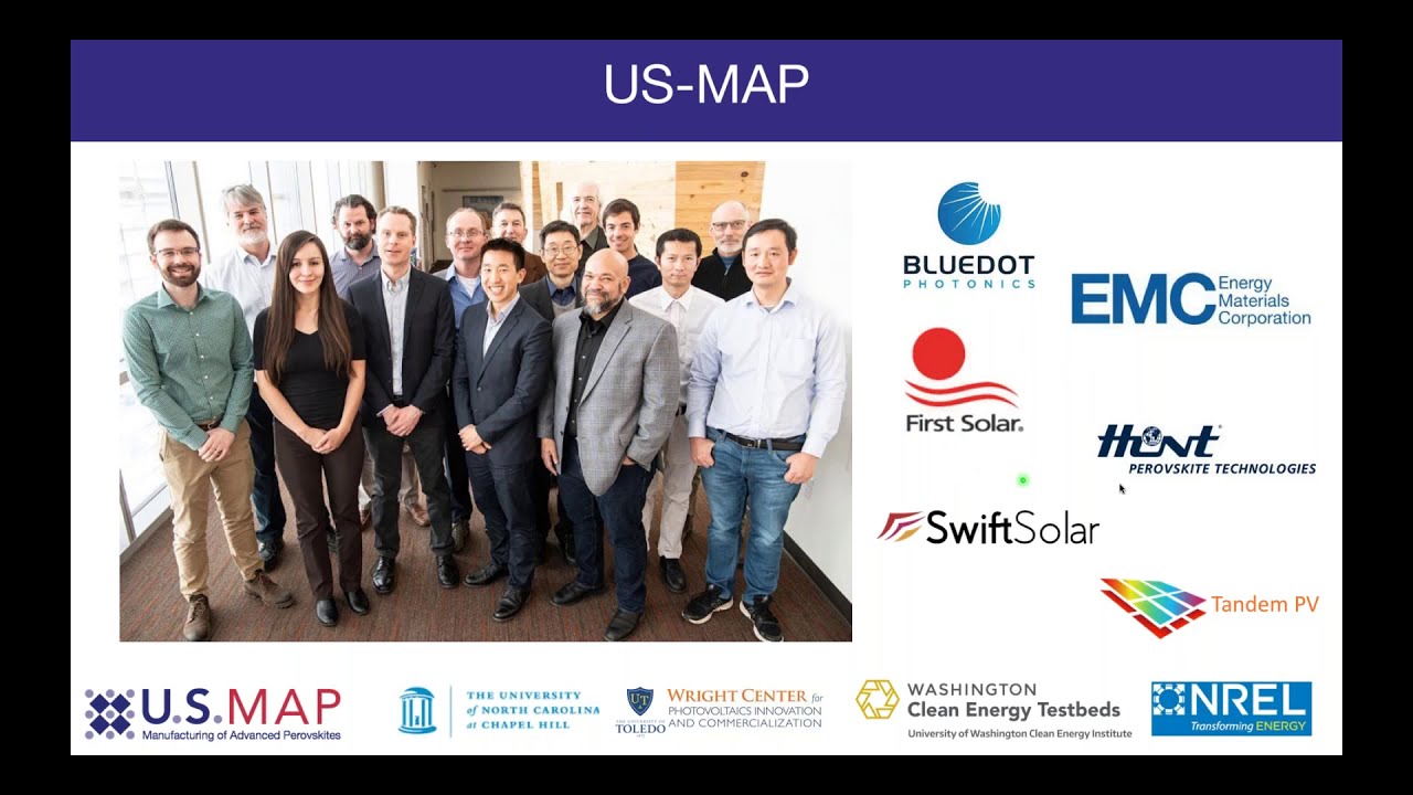 U.S. MAP Nov. 2020 Webinar: U.S. Manufacturing of Advanced Perovskites for Semiconductor 4.0