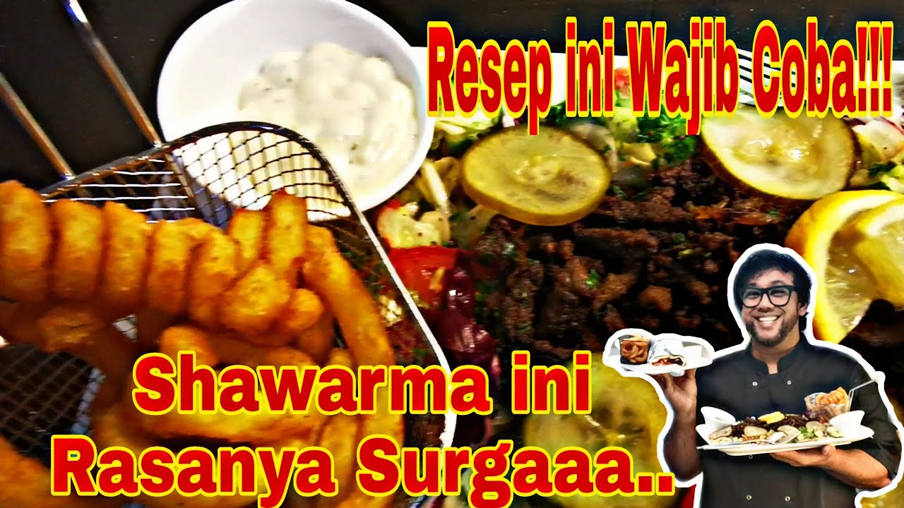 Ini Resep Cara Membuat Shawarma Daging Sapi / Kambing