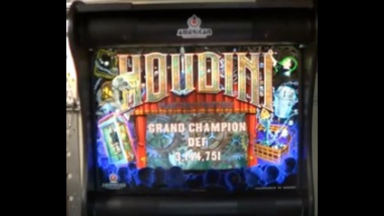 HOUDINI PINBALL MACHINE - BY AMERICAN PINBALL 2017