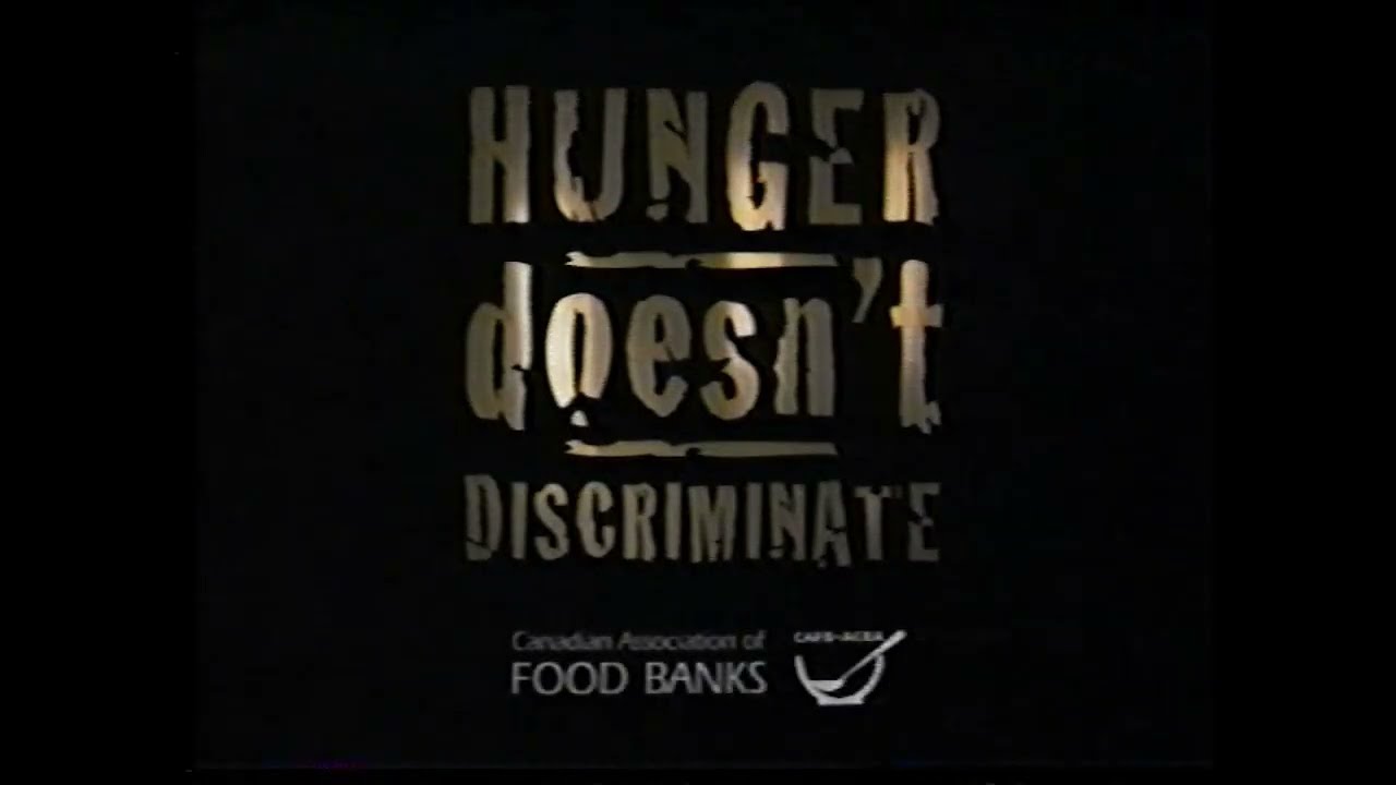 Социальная реклама продовольственных банков Виннипега, 1998 год.