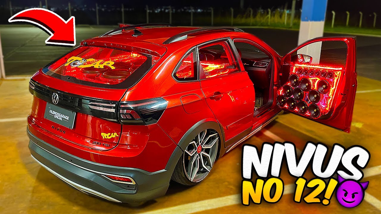 NIVUS TEM O SOM TÃO FORTE QUE QUEBROU O CARRO INTEIRO 🔥 *12 GRAVES*