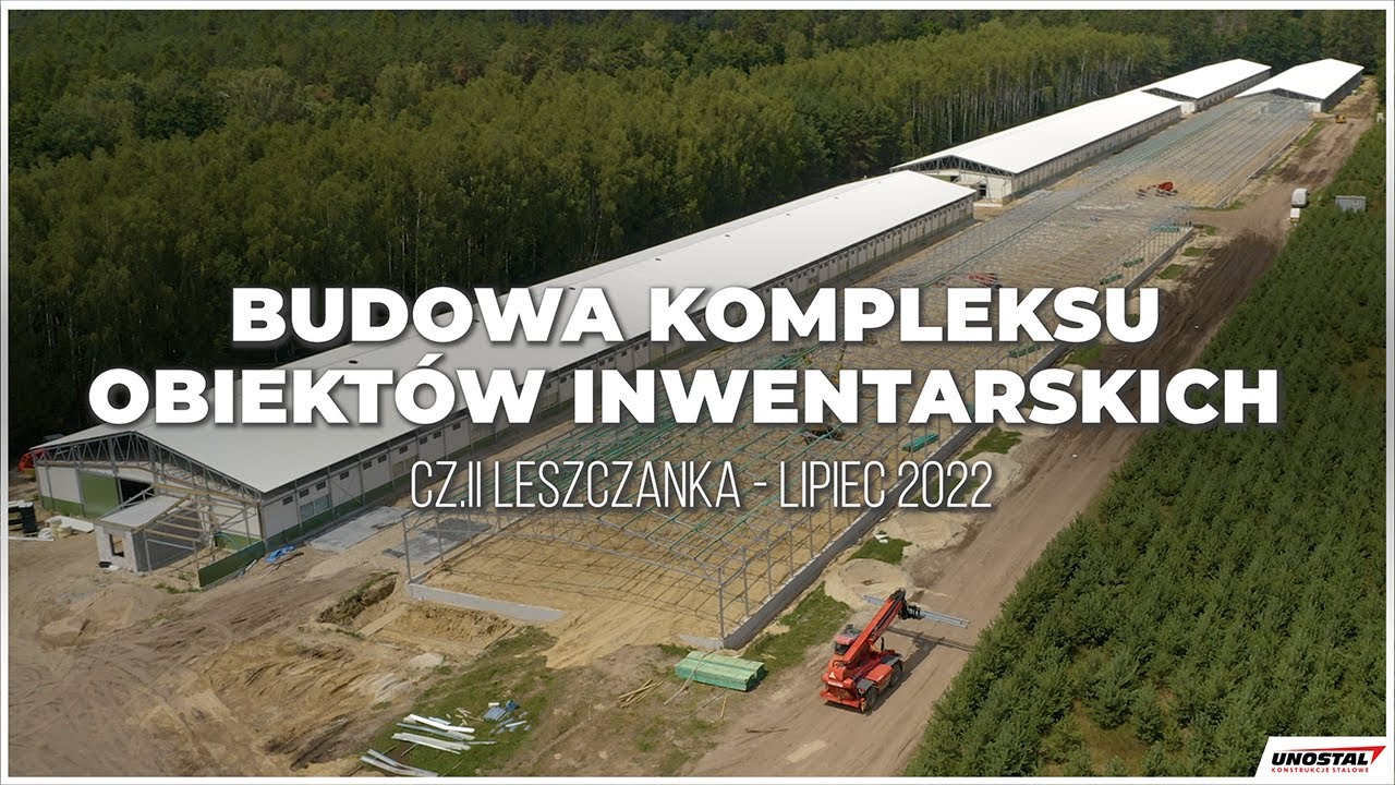 KURNIKI LESZCZANKA - Budowa kompleksu obiektów inwentarskich.
