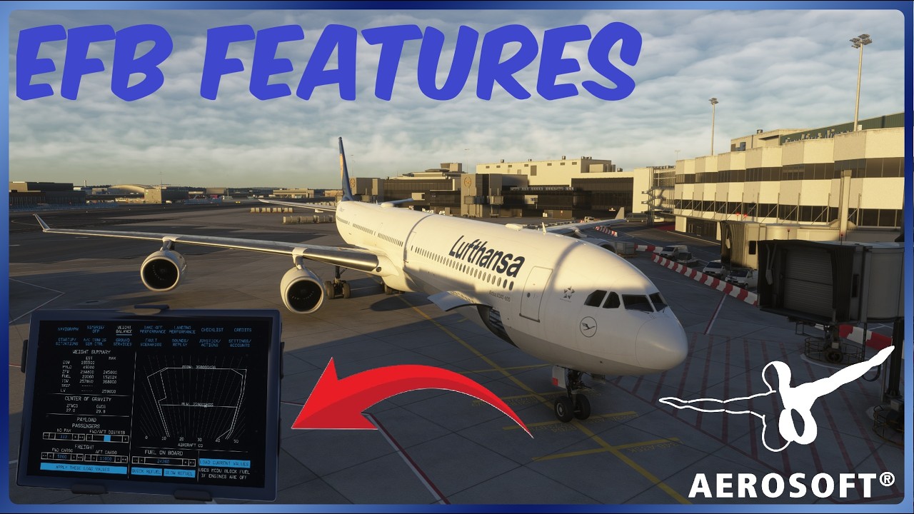 MSFS 2024 | Aerosoft/Toliss A340-600 | EFB Features / Walkthrough | #msfs2024