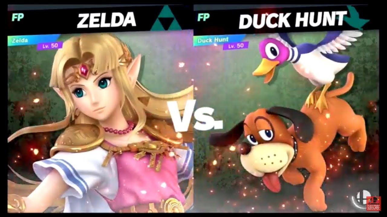 Super Smash Bros Ultimate Amiibo Fights – Zelda vs the World #59 Zelda vs Duck Hunt