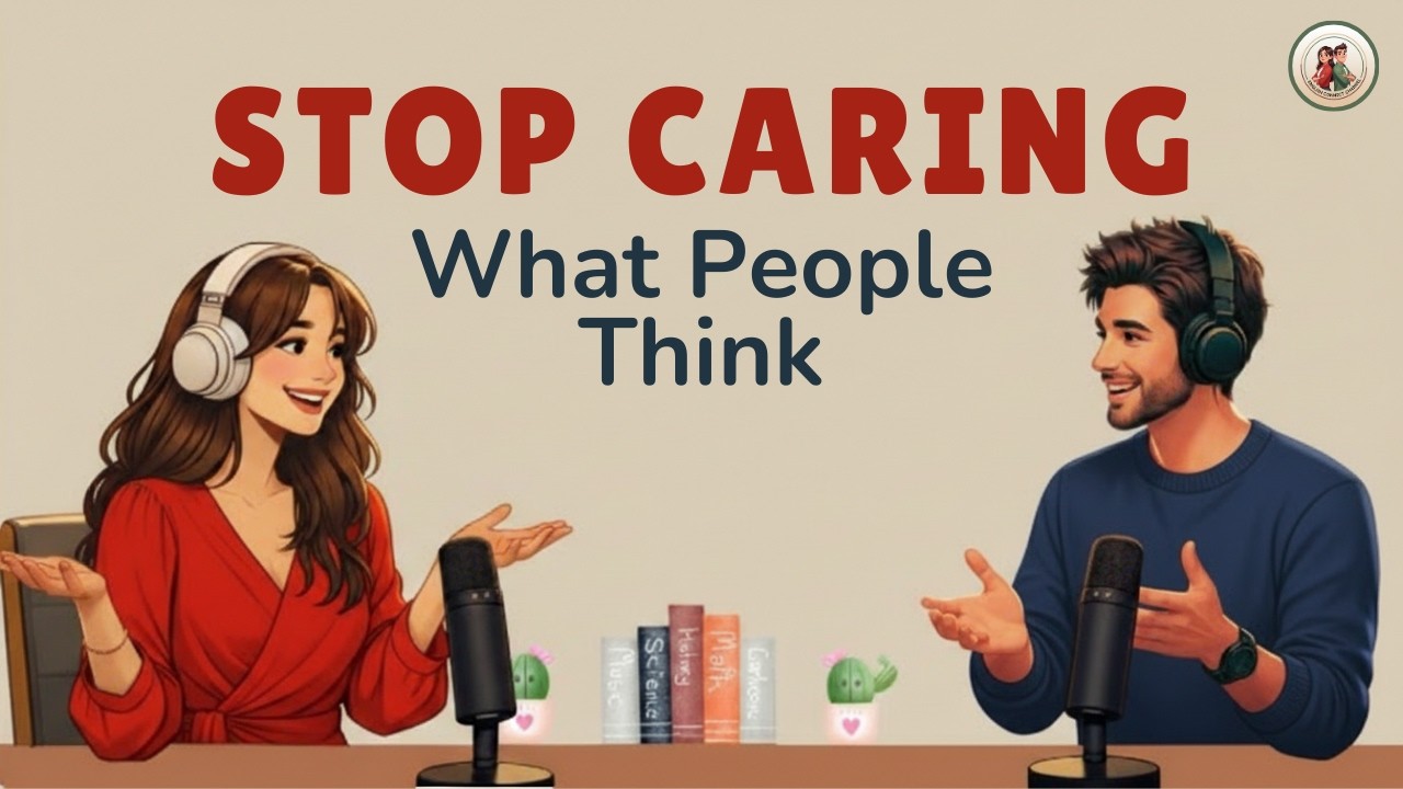 English Podcast For Easy English Conversation | STOP Caring What People Think About You