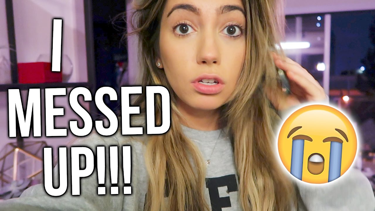 I SERIOUSLY MESSED UP!