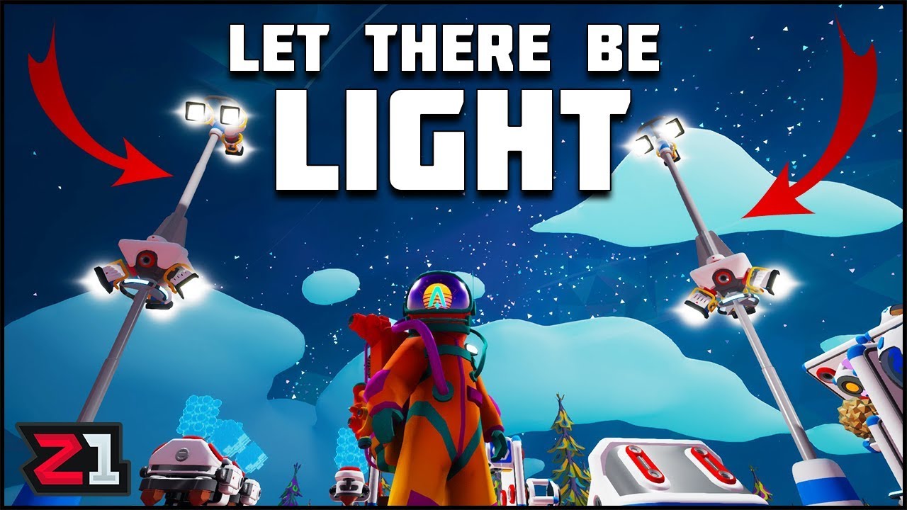 Base Building with NEW Flood Lights! Astroneer Update | Z1 Gaming