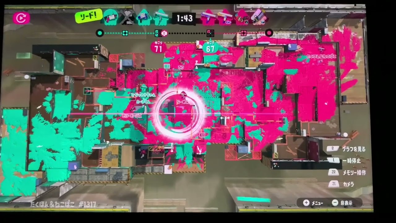スプラトゥーン3 with ヒメヒナ（田中ヒメさん鈴木ヒナさん）ボーカルミュージック シーズン18 ヒメヒナ/バブリン コレスポ 見下ろしカメラ編その1　概要欄見てねw