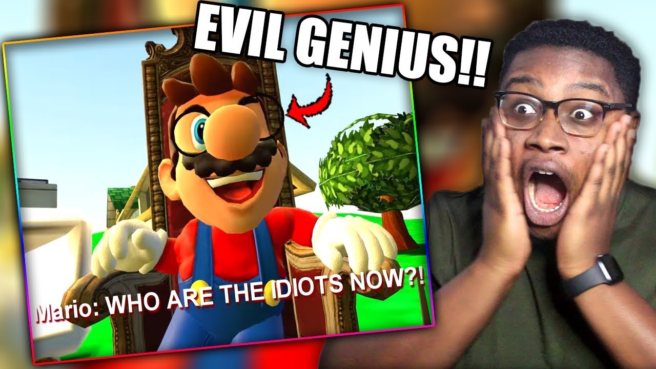 MARIO BECOMES A GENIUS! | SMG4: Smart Mario Reaction!