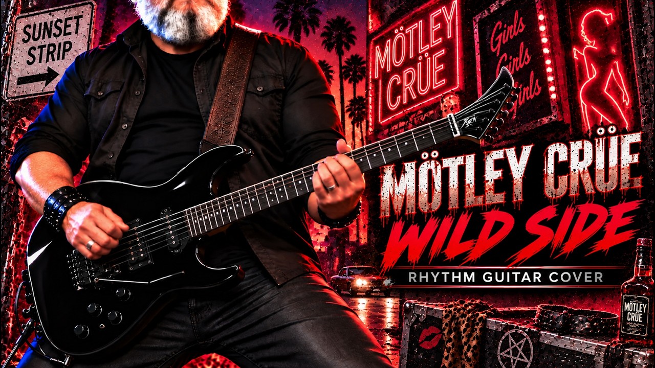 Motley Crue - Wild Side (Rhythm Guitar Cover)