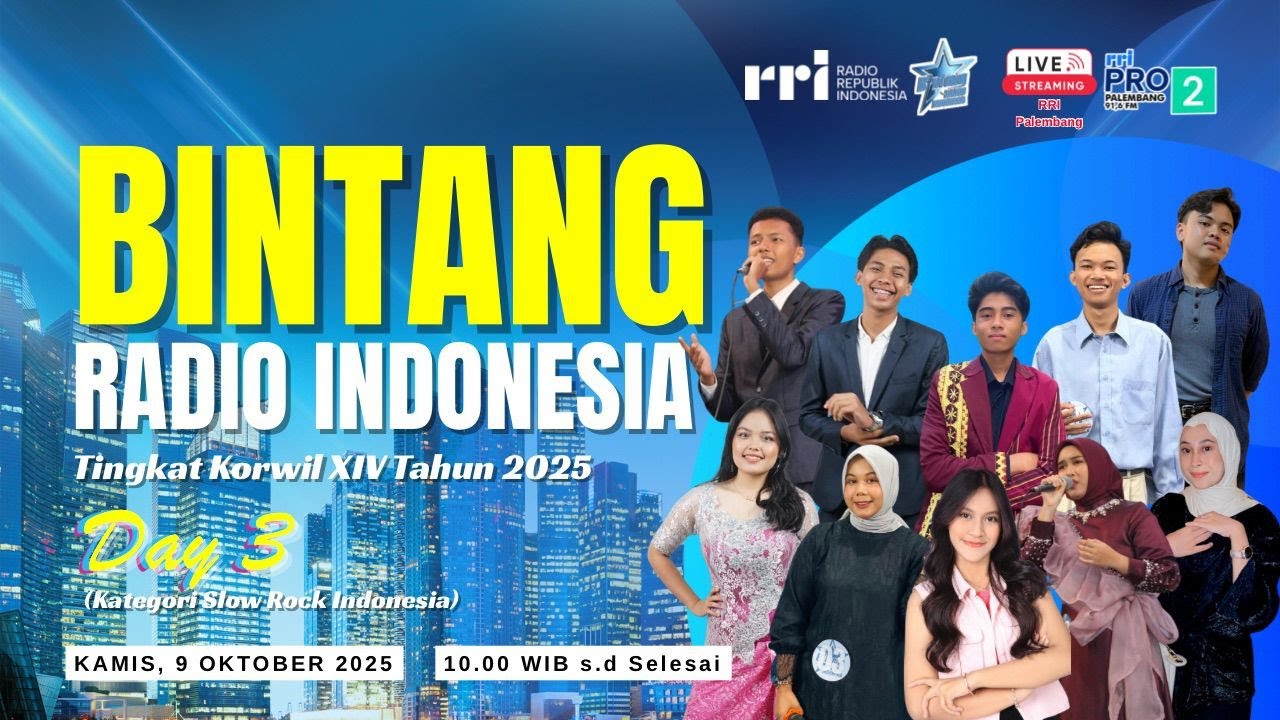PENYISIHAN BINTANG RADIO INDONESIA |TINGKAT KORWIL XIV TAHUN 2025 DAY 3 (09 OKT 2025)