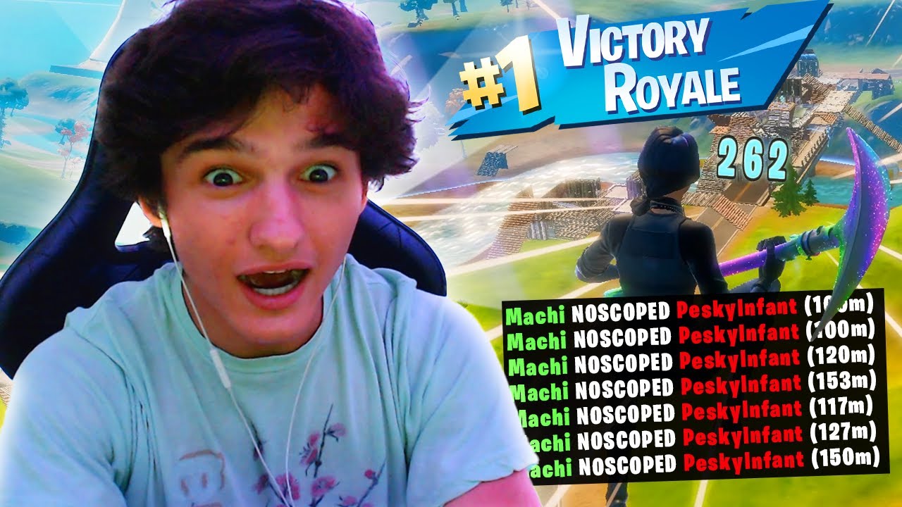 i hit 7 TRICKSHOTS in 1 GAME... (Fortnite)