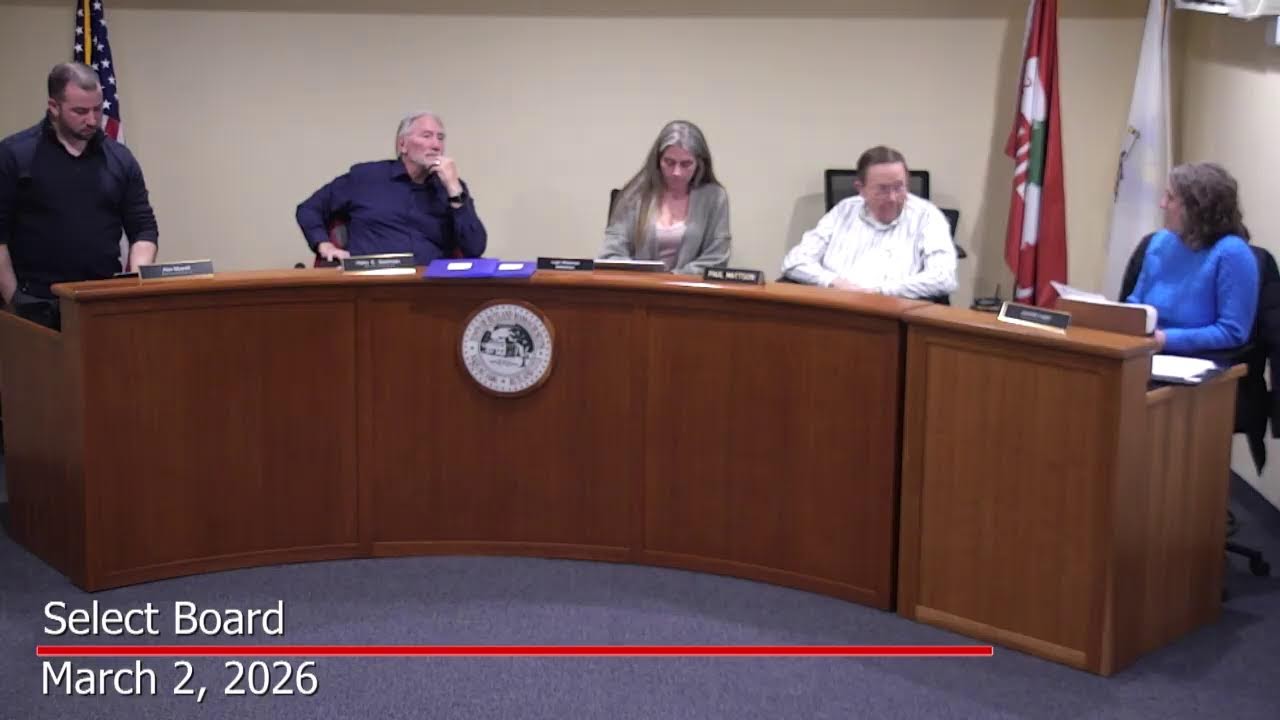 (LIVE) Select Board - March 2, 2026