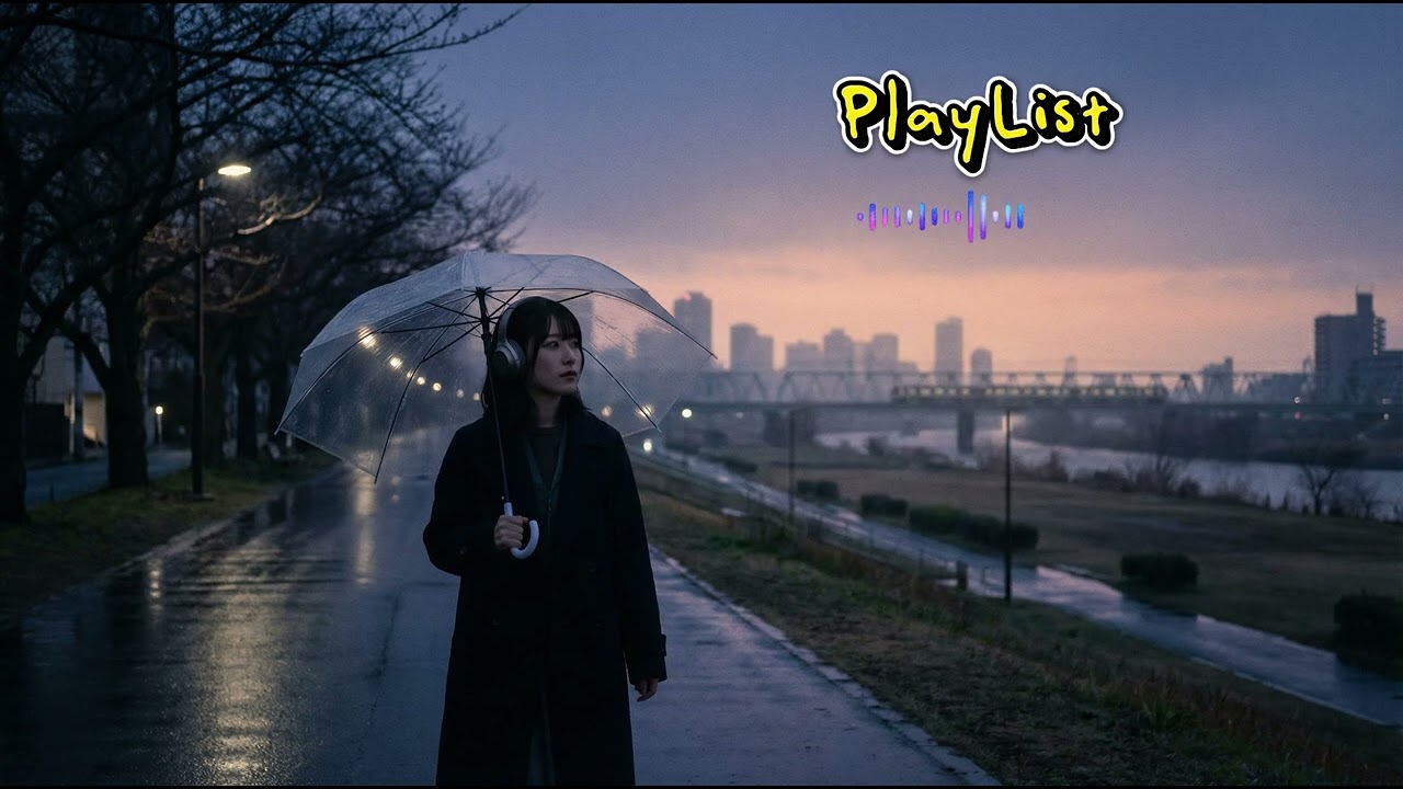 【作業用BGM】雨の夜、眠れない心を整える｜ドリームポップ×ローファイ｜20曲プレイリスト（85–95BPM）[PlayList]