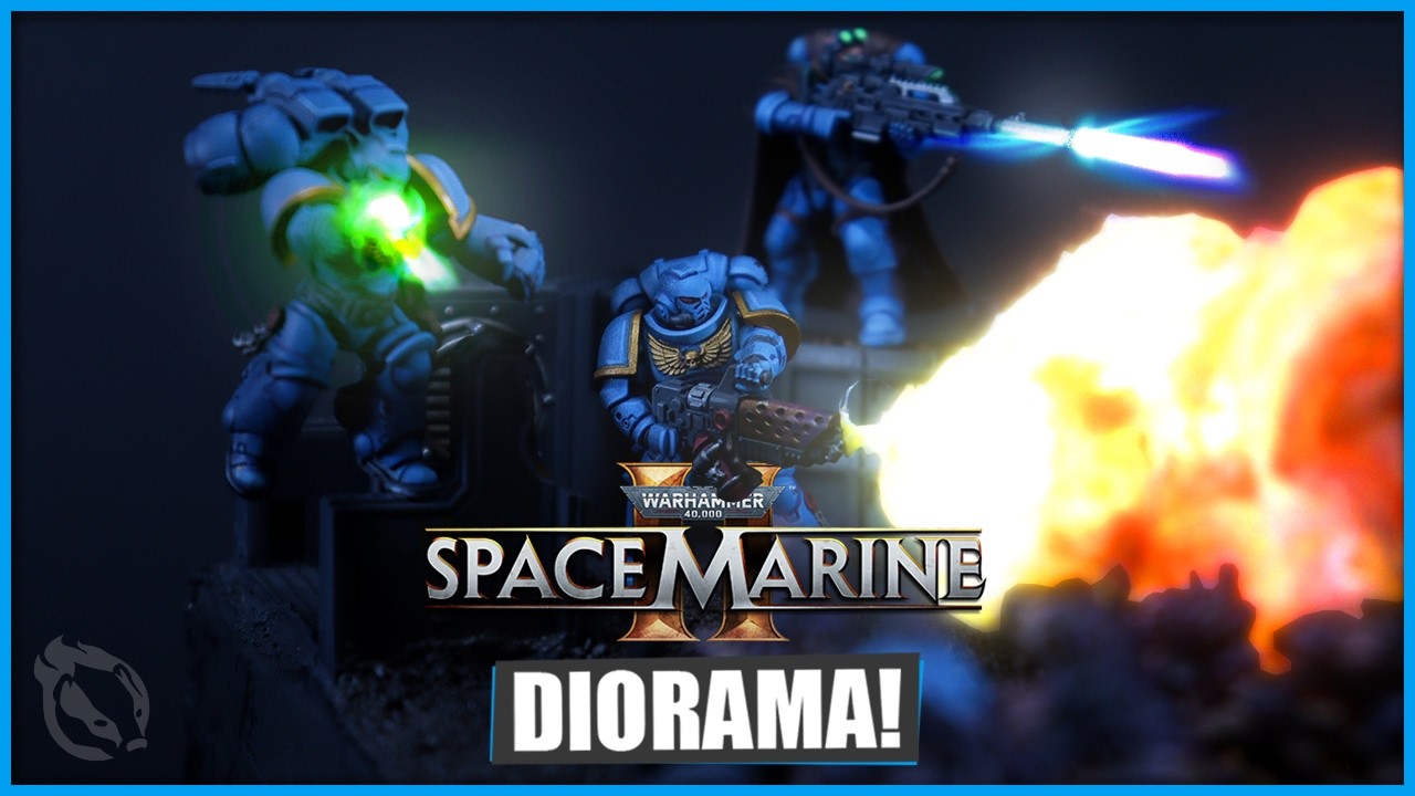 Диорама Space Marine 2 — Планета Кадаку должна выстоять