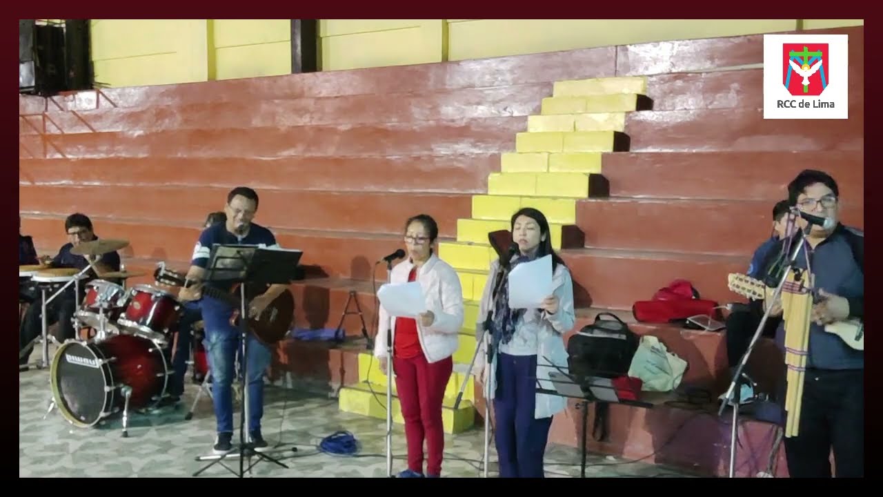 Ensayo junto a nuestros hermanos del MdM RCC Lima