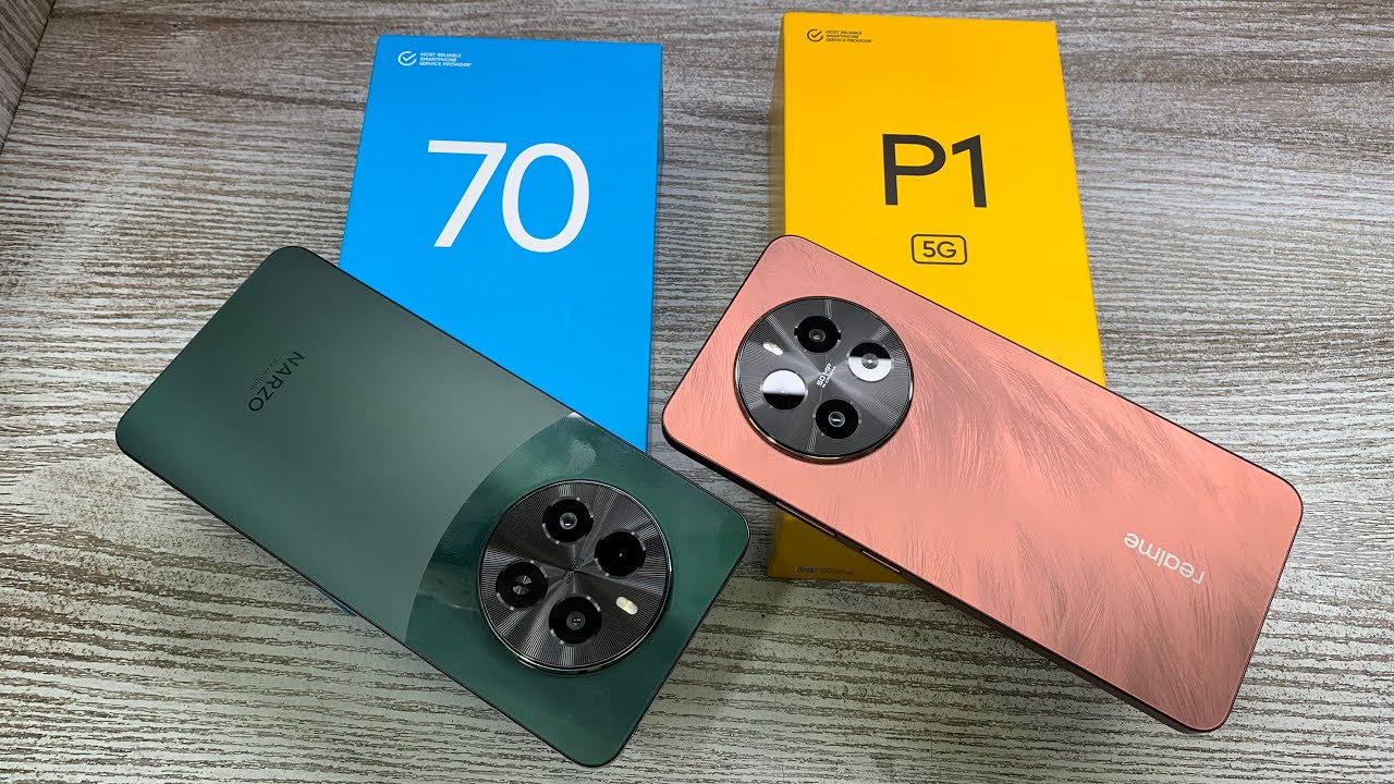 Realme Narzo 70 5g vs Realme P1 - Best Konsa ? | Gaming Processor 🎮| Best Camera 📸 | Amoled 120hz