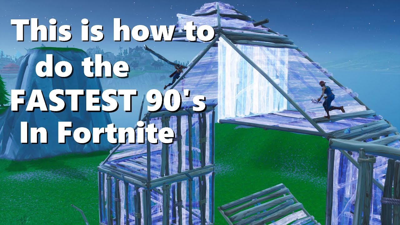 This is how to do the fastest 90's in Fortnite