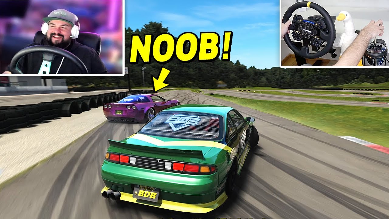 Teaching a NOOB how to drift in Assetto Corsa