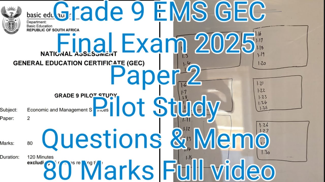 9 класс EMS GEC, семестр 4 | Итоговый экзамен 2 (полное видео, 80 баллов) Вопросы и памятка