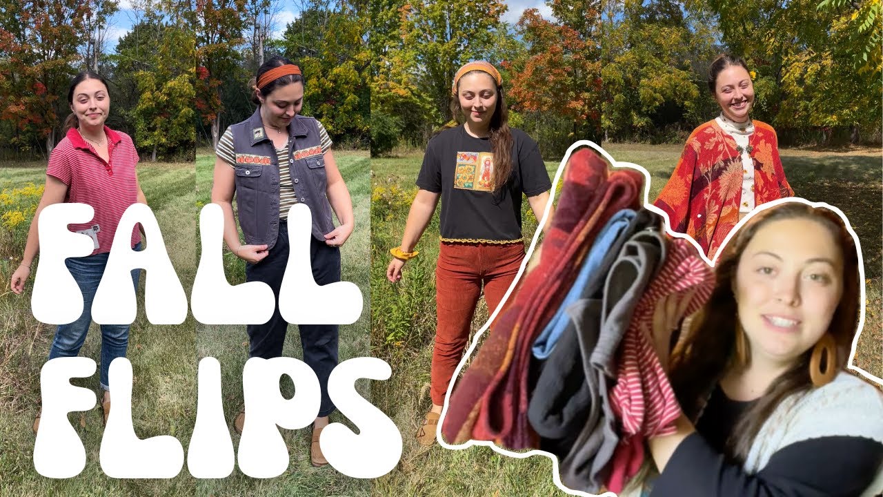 trying fall-themed thrift flips to feel something