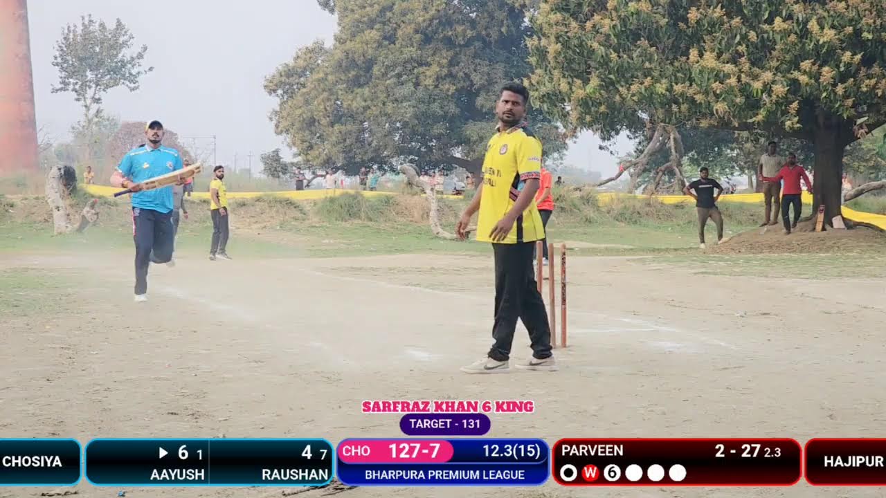 क्वार्टर फाइनल Chosiya 🆚 hajipur
BHARPURA PREMIUM LEAGUE