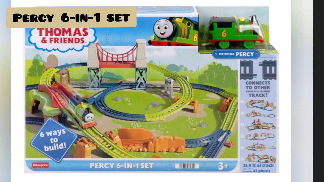 Percy 6-in-1 set パーシー　6通りの線路　fisherprice