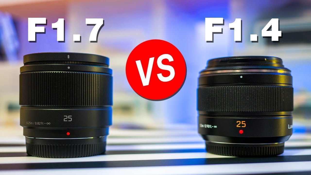 Panasonic 25mm f1.7 vs f1.4 Leica Photo Comparisons [G85]