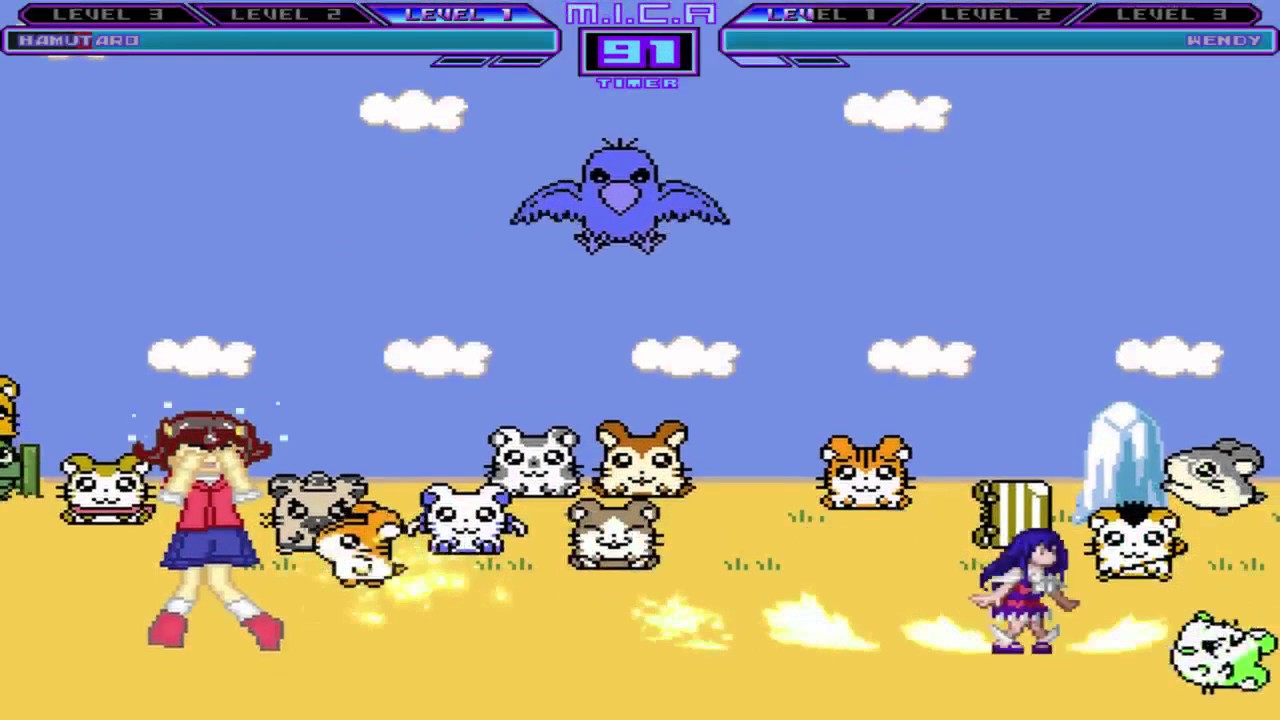 Mugen battle Hamtaro vs Wendy