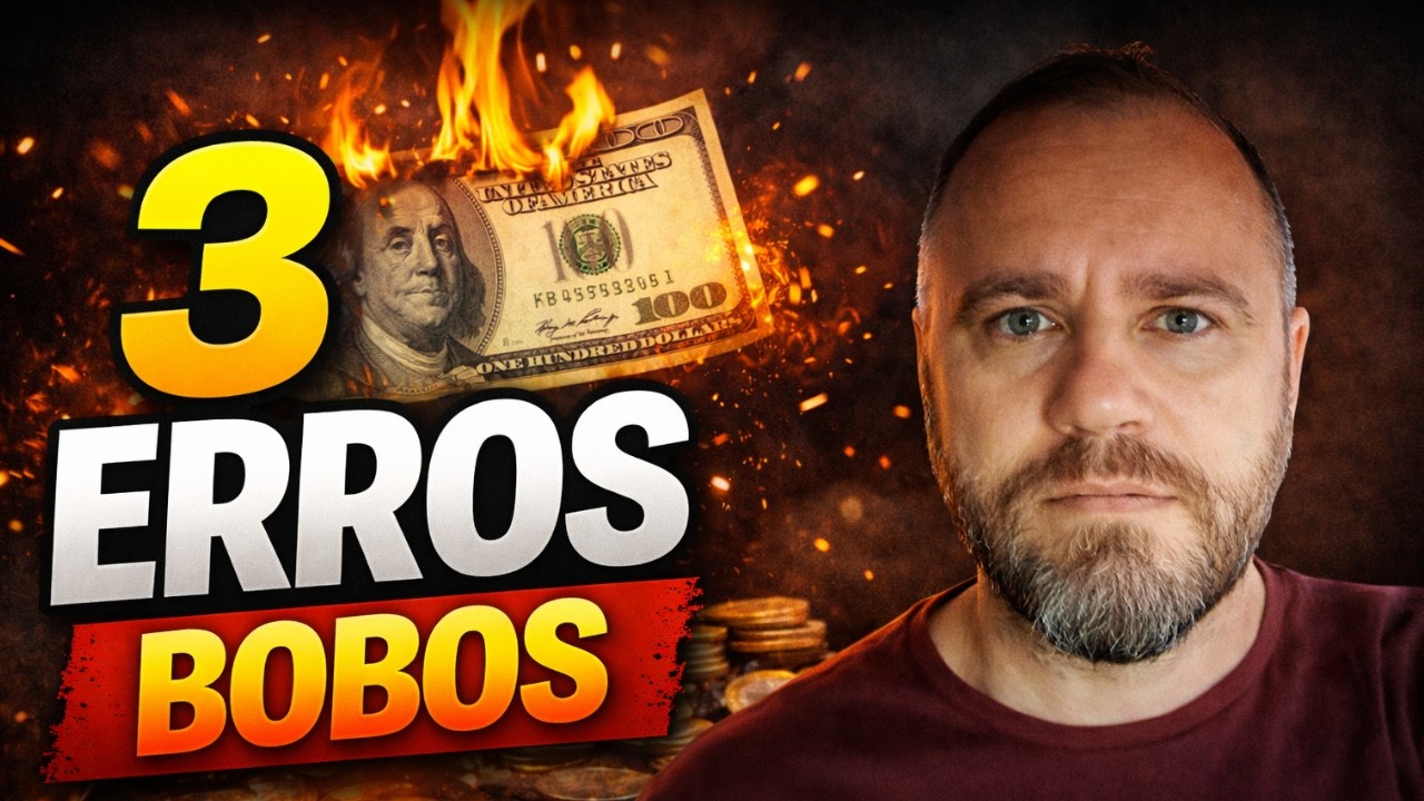 Você não vai acreditar nos 3 erros que estão te impedindo de poupar DINHEIRO!