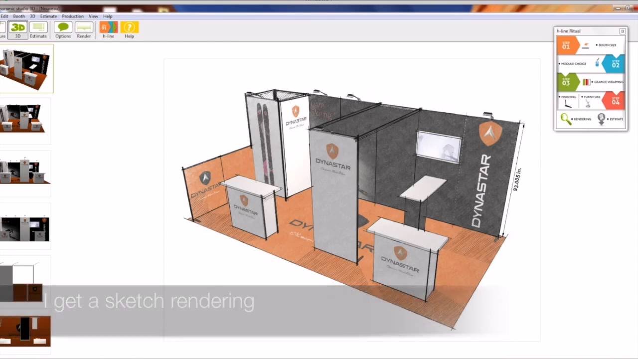 Panoramic Studio 3D - 3D Configurator of exhibition stands