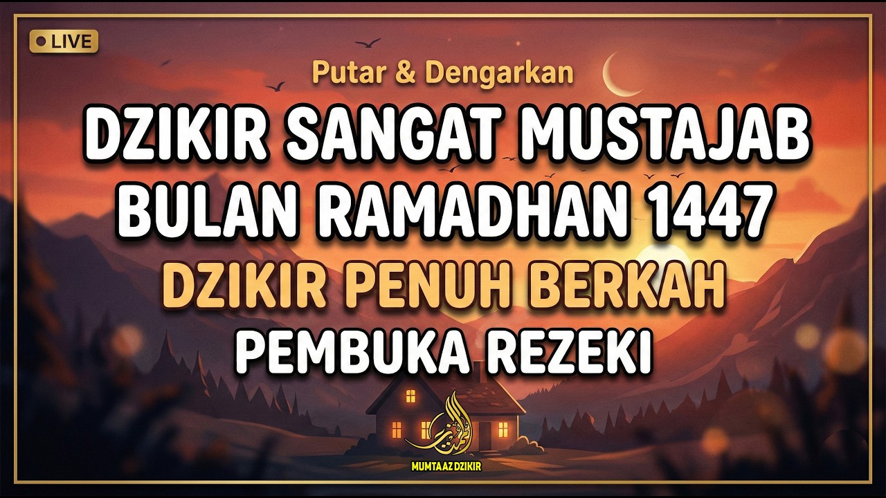 PUTAR DZIKIR INI❗Dzikir Mustajab Pembuka Pintu Rezeki, InsyaAllah Rezekimu Mengalir Deras