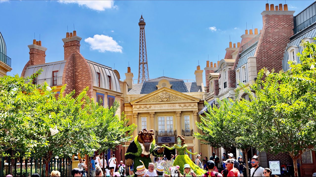 EPCOT World Showcase France Pavilion 2023 Walkthrough in 4K | Walt Disney World Florida May 2023
