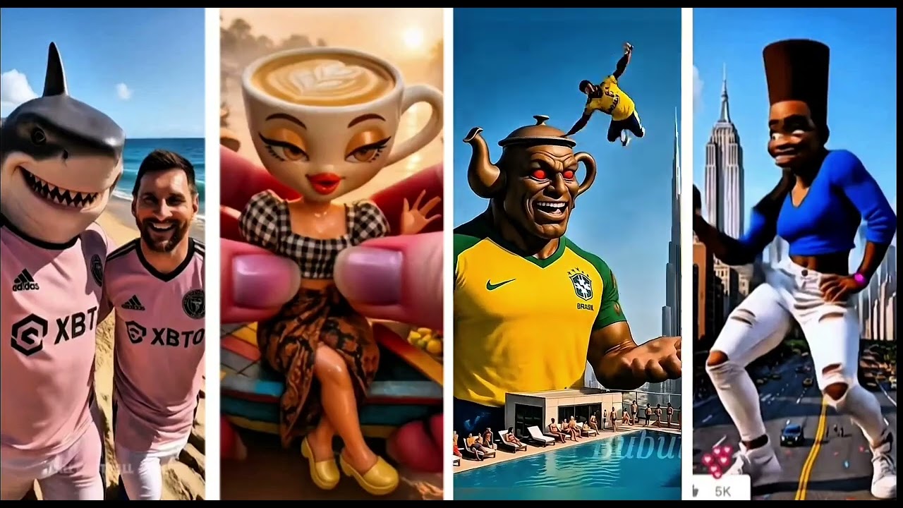 BRAINROT MEGA BATTLE. TOP 4 VIDEO COMPILATION #tungtungtungsahur​ #tralalerotralala​ #ballerina​