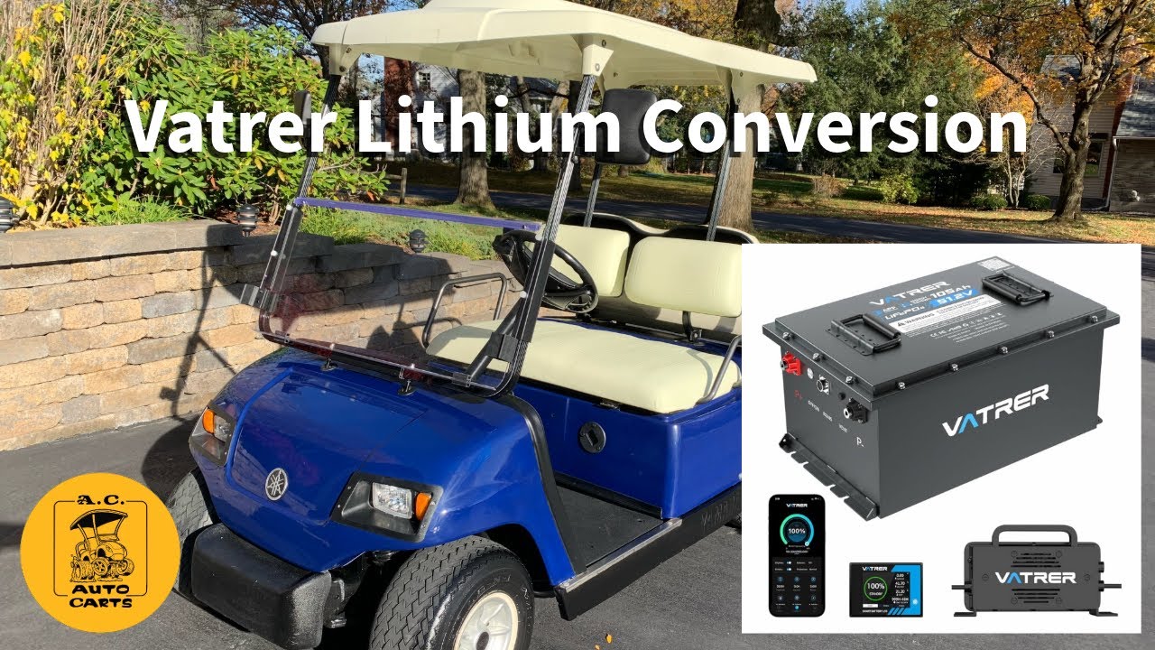 Yamaha G-Series Golf Cart Gets a Lithium Upgrade | Vatrer 48V Install
