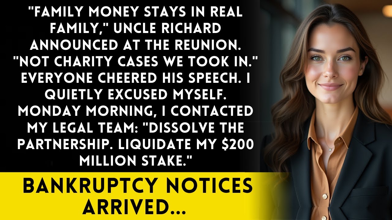 Uncle Said 'Family Money Stays in Real Family' - I'm His Silent Partner Worth $200 Million