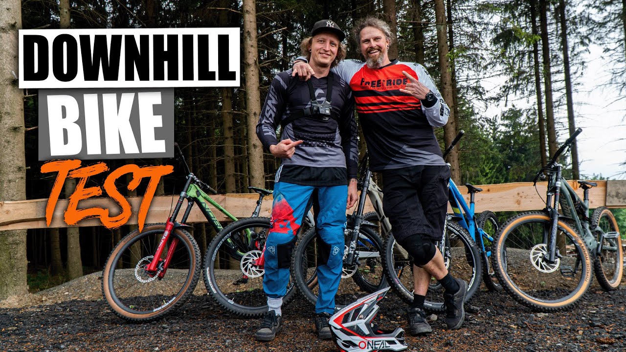 Downhill Mountainbike Test im Bikepark OE -Welches ist das Beste DH für mich? Scott,Norco, YT, Rage
