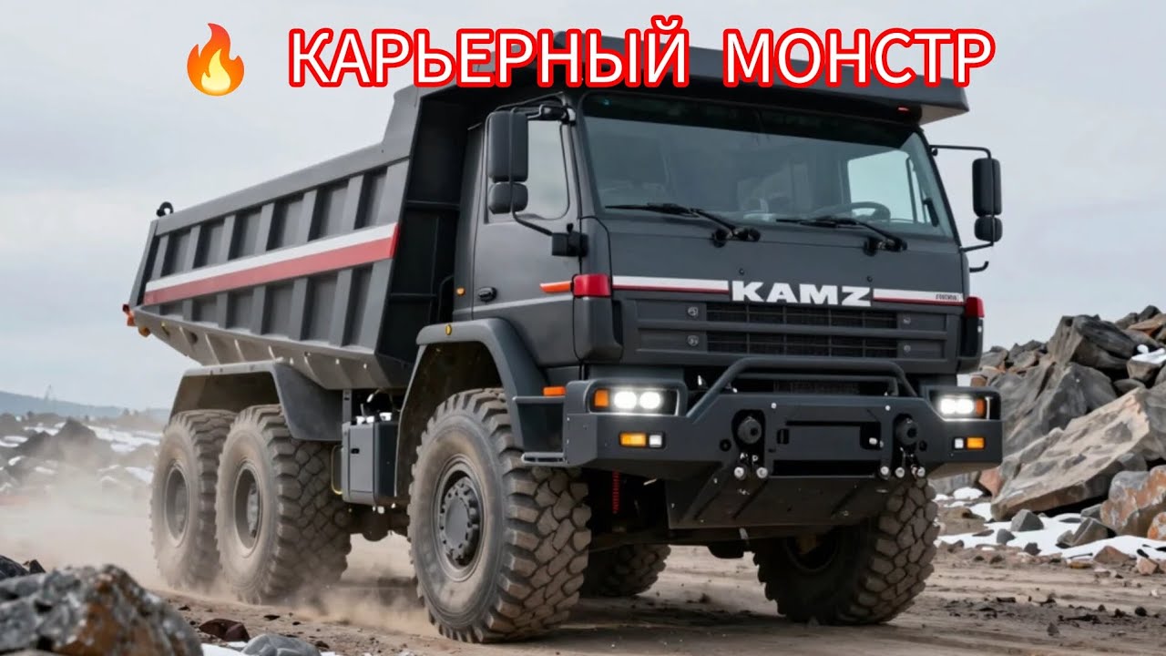 KAMAZ MineForce Dump 2026 — Карьерный Монстр, Который Не Знает Предела
