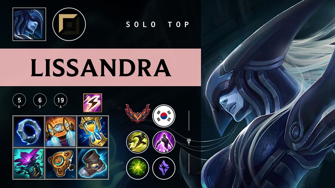 Lissandra Top vs Jayce - KR Grandmaster Patch 26.04