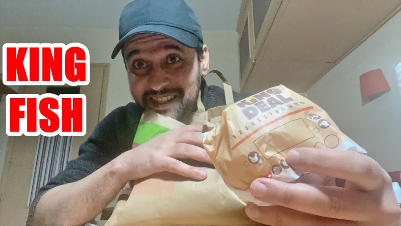 Live Dégustation King Fish Burger King Mukbang