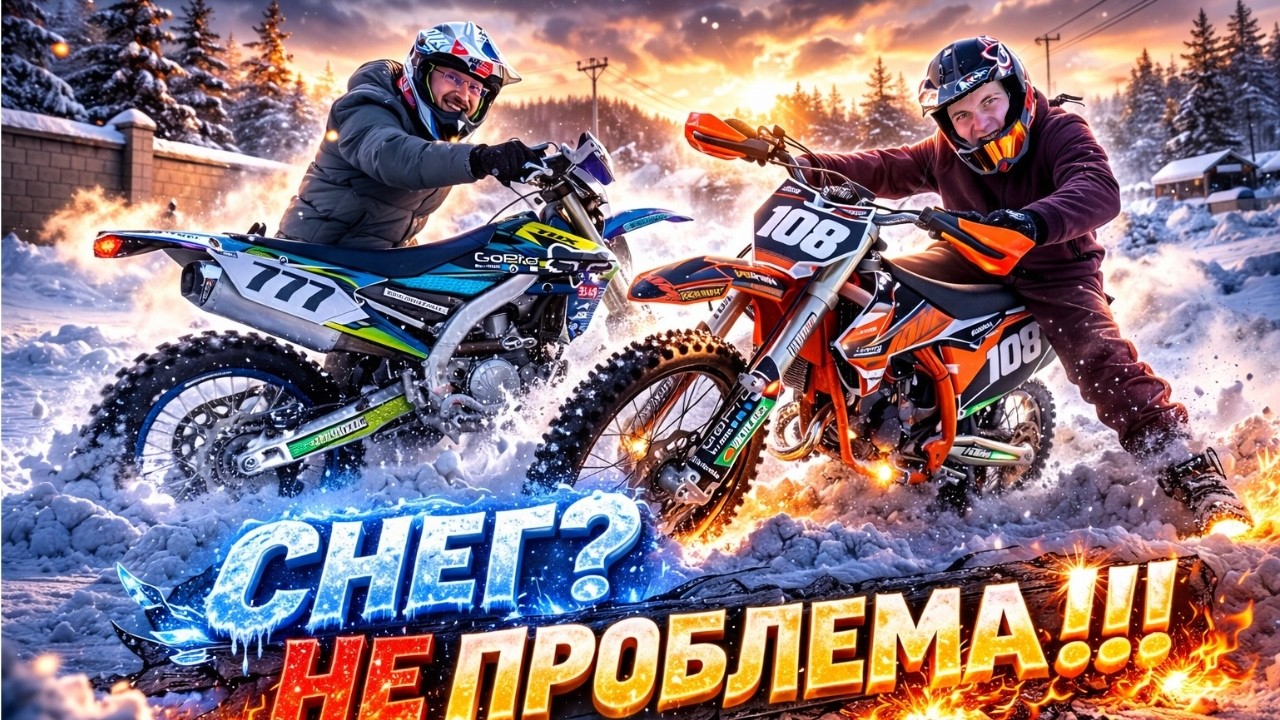 ЭКСТРИМ вышел из-под контроля...МОТИКИ vs СУГРОБЫ!!!
