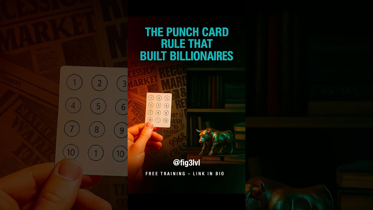 🎯 The Punch Card Rule That Built Billionaires