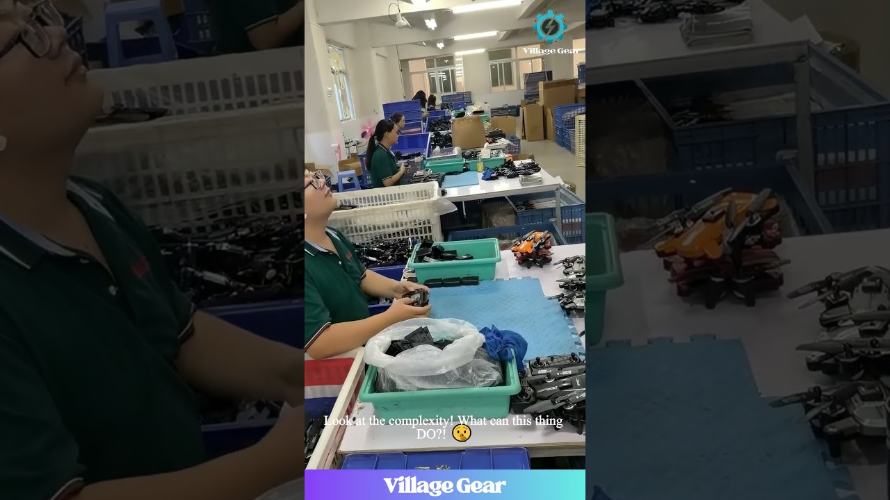 SECRET Drone Factory Tour! See How Flying Robots Are REALLY Made! 🤯 #drone #tech #factory #secret