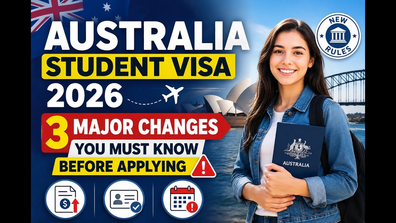 AUSTRALIA STUDENT VISA 2026 &ndash; 3 MAJOR CHANGES YOU MUST KNOW BEFORE APPLYING