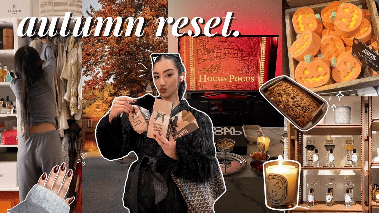 ОСЕННЯЯ ПЕРЕЗАГРУЗКА 🍂 | осенний шопинг, выпечка, подбор одежды, генеральная уборка, забота о себ...