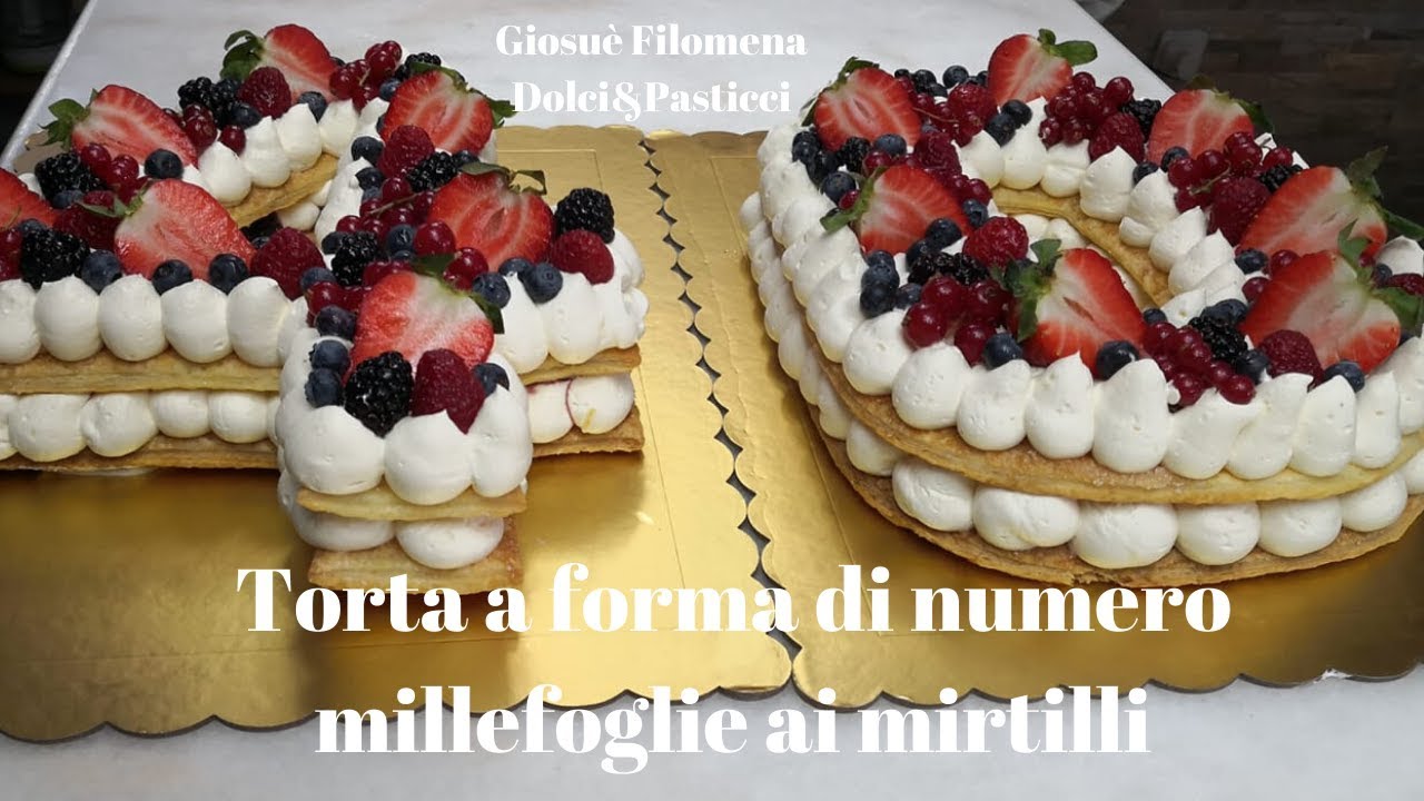Torta millefoglie ai frutti di bosco