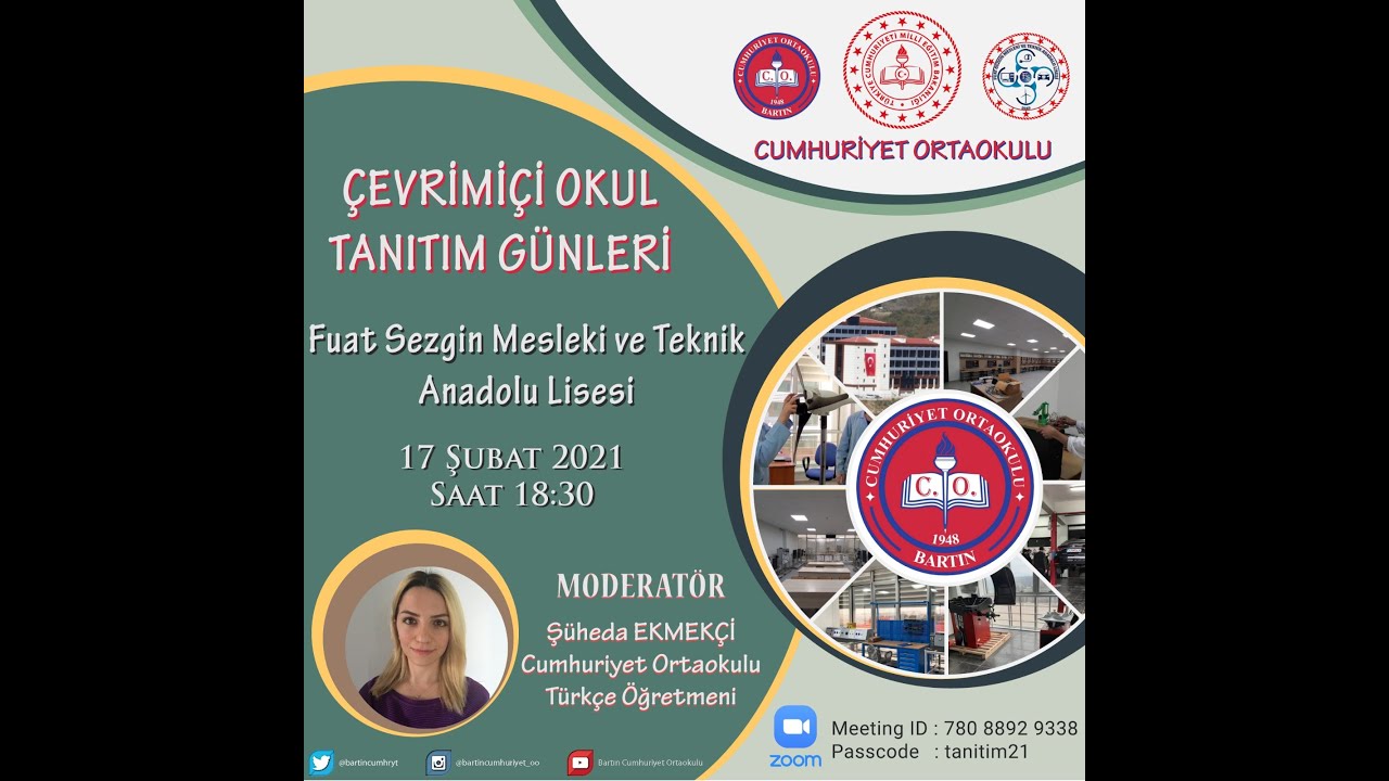 Okul Tanıtım Günleri - Bartın Fuat Sezgin Mesleki ve Teknik Anadolu Lisesi