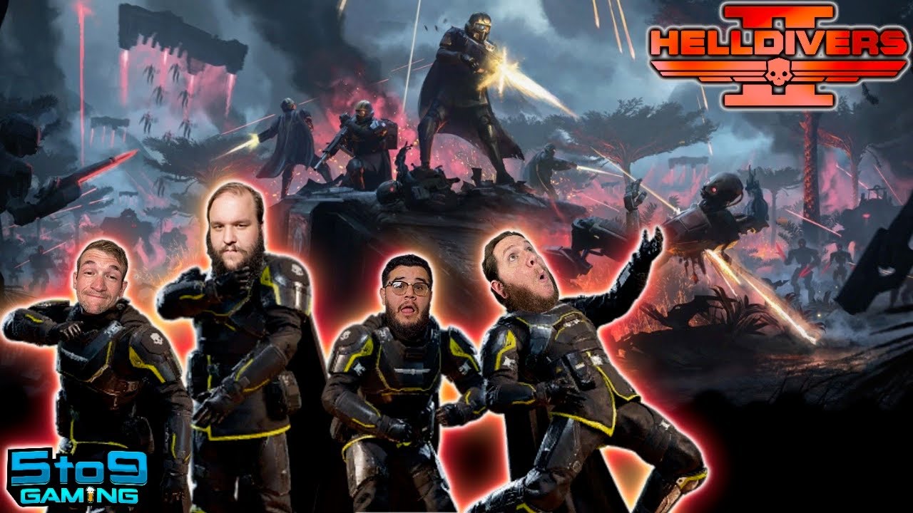 HELLDIVERS 2 – Сражение с автоматами на лавовой планете (Все пытаются нас убить)