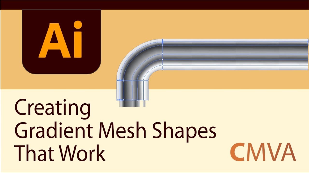 Adobe Illustrator Tutorial 11: Creating Gradient Mesh Shapes That Work